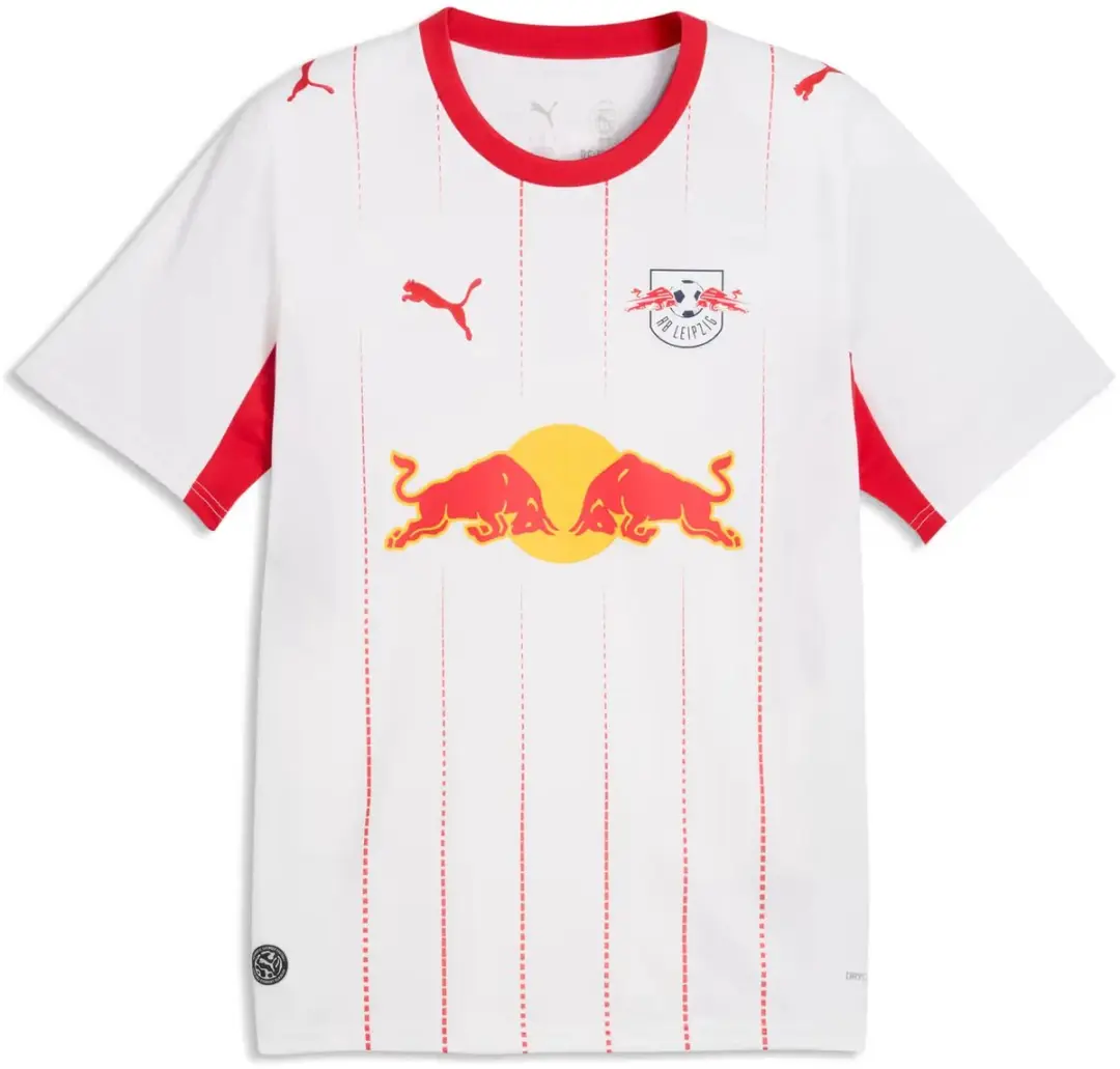 PUMA Thuis Shirt RB Leipzig 2026/27 - S - Wit/Voor Altijd Rood