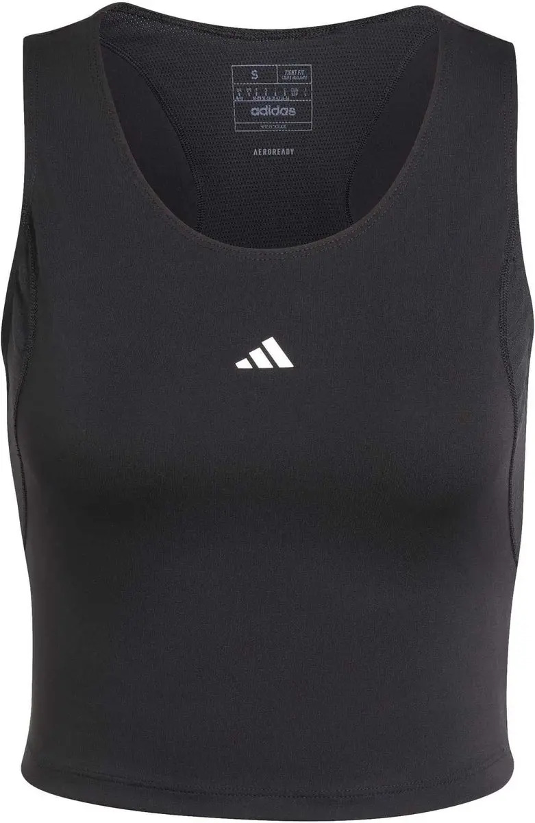 Adidas Sport Croptop TF Crop Tk - Zwart M
