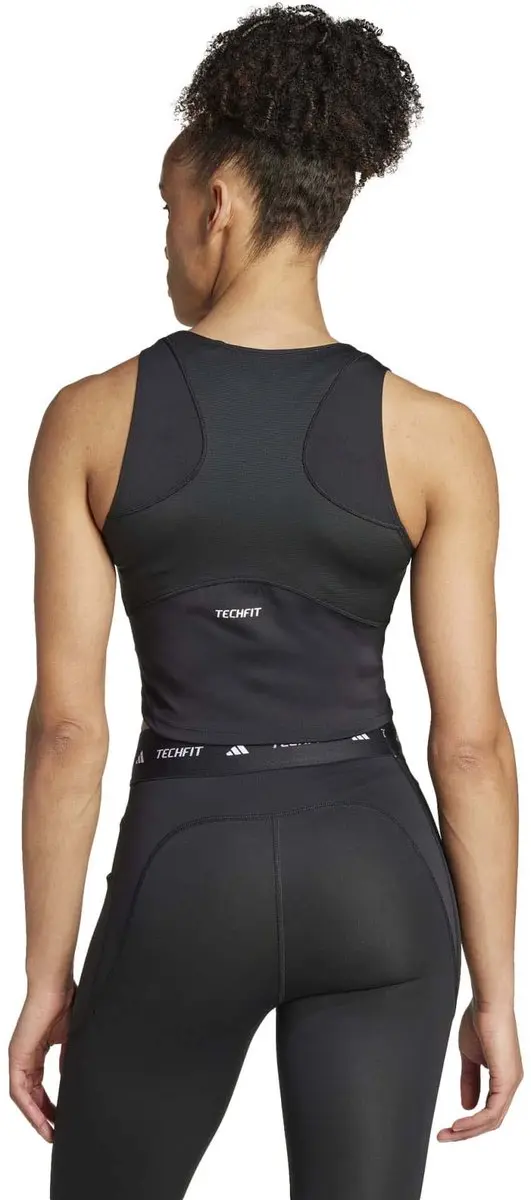 Adidas Sport Croptop TF Crop Tk - Zwart M - afbeelding 6 van 6