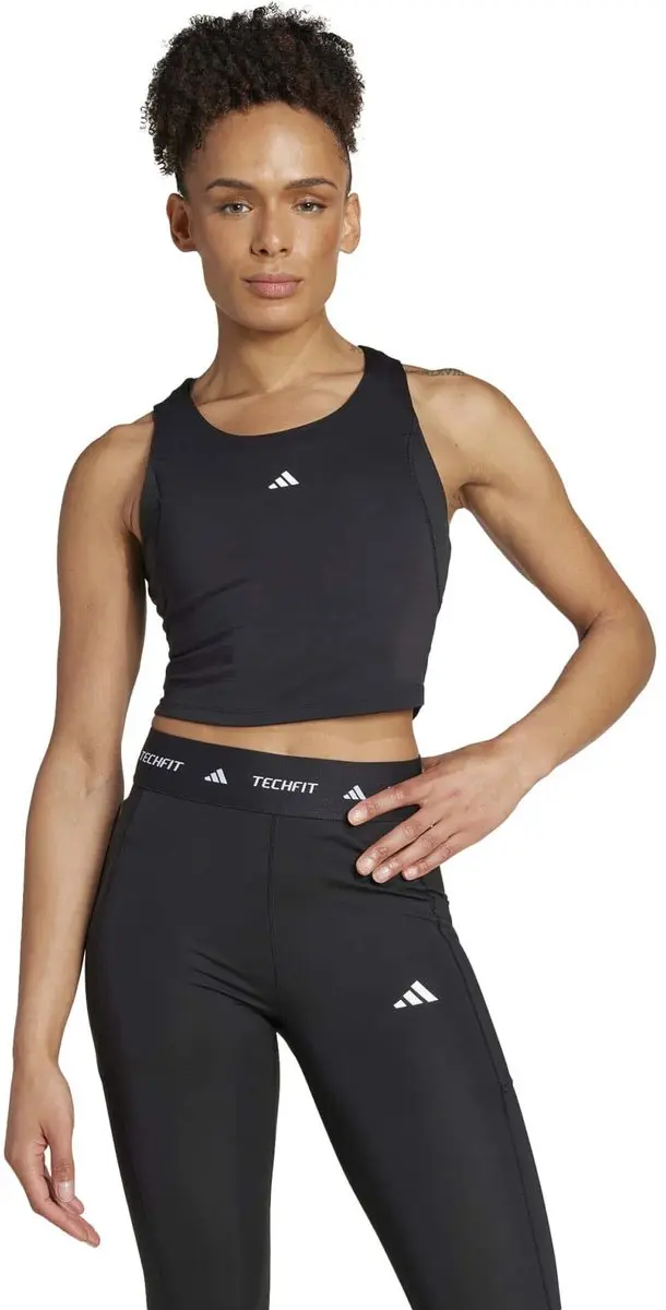 Adidas Sport Croptop TF Crop Tk - Zwart M