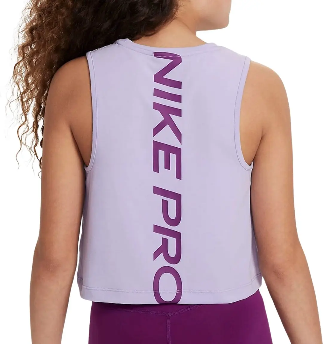 Nike Pro Dri-FIT One Sportshirt Meisjes 164 - FV2422-515 - Lila