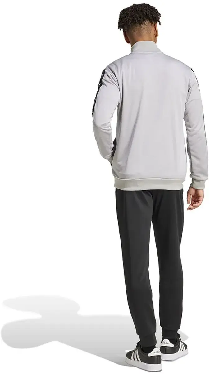 Adidas Basic 3 Stripes Trainingspak Grijs L