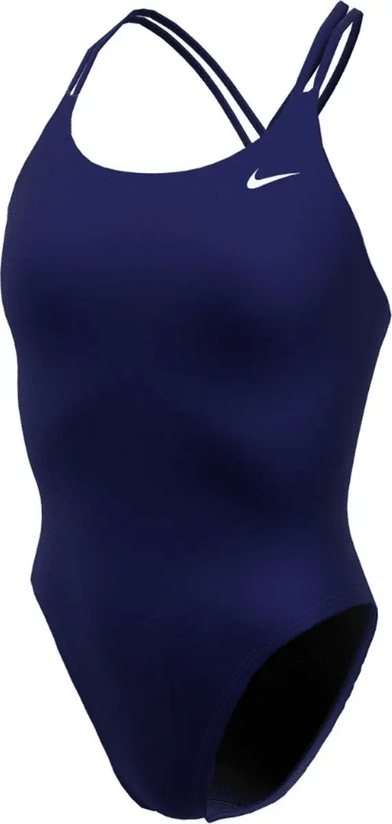 Nike Swim Hydrostrong Dames Badpak - Maat 38 - Marineblauw - afbeelding 2 van 6
