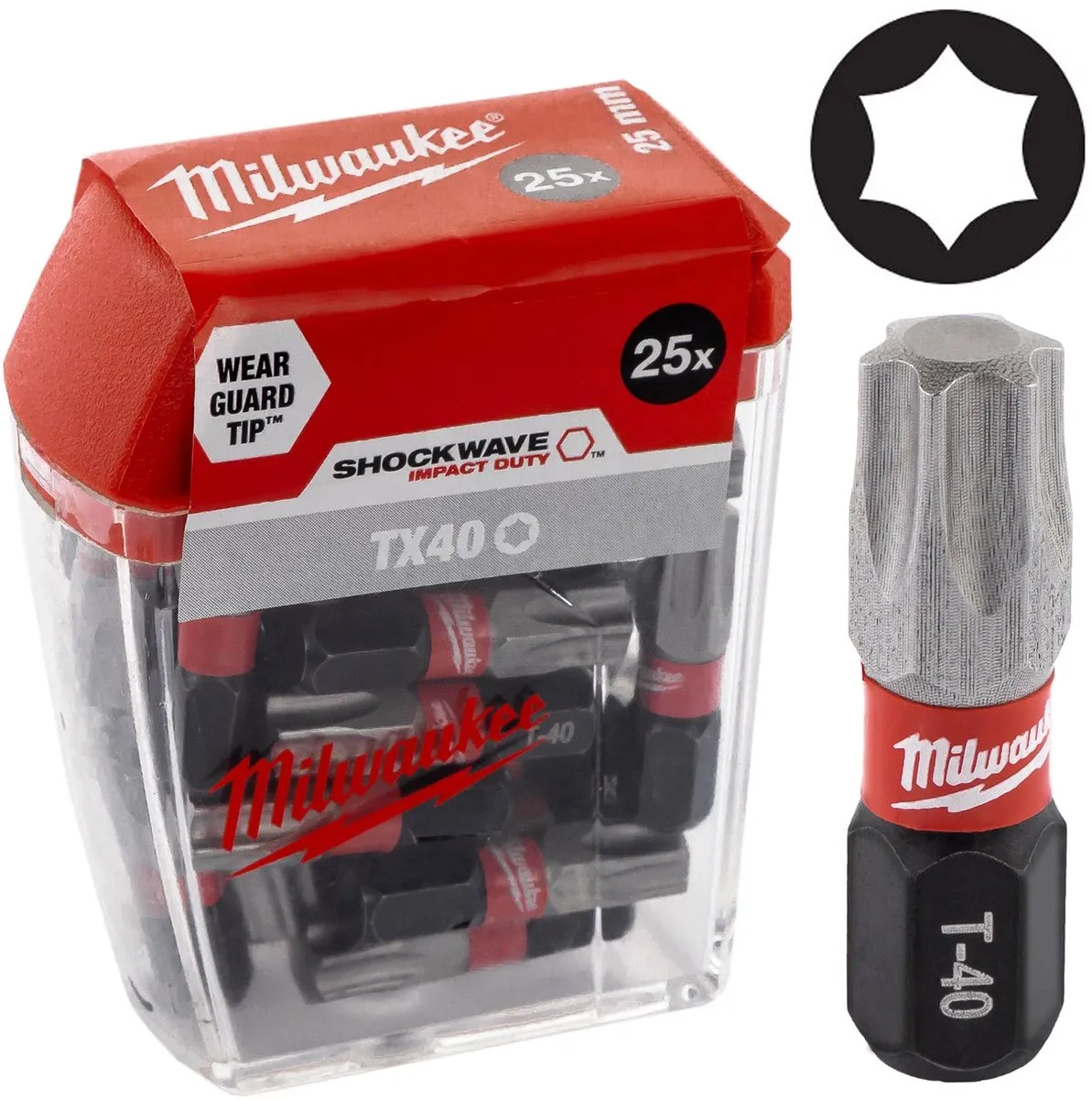 Milwaukee Shockwave Impact Duty TX40 Schroefbits