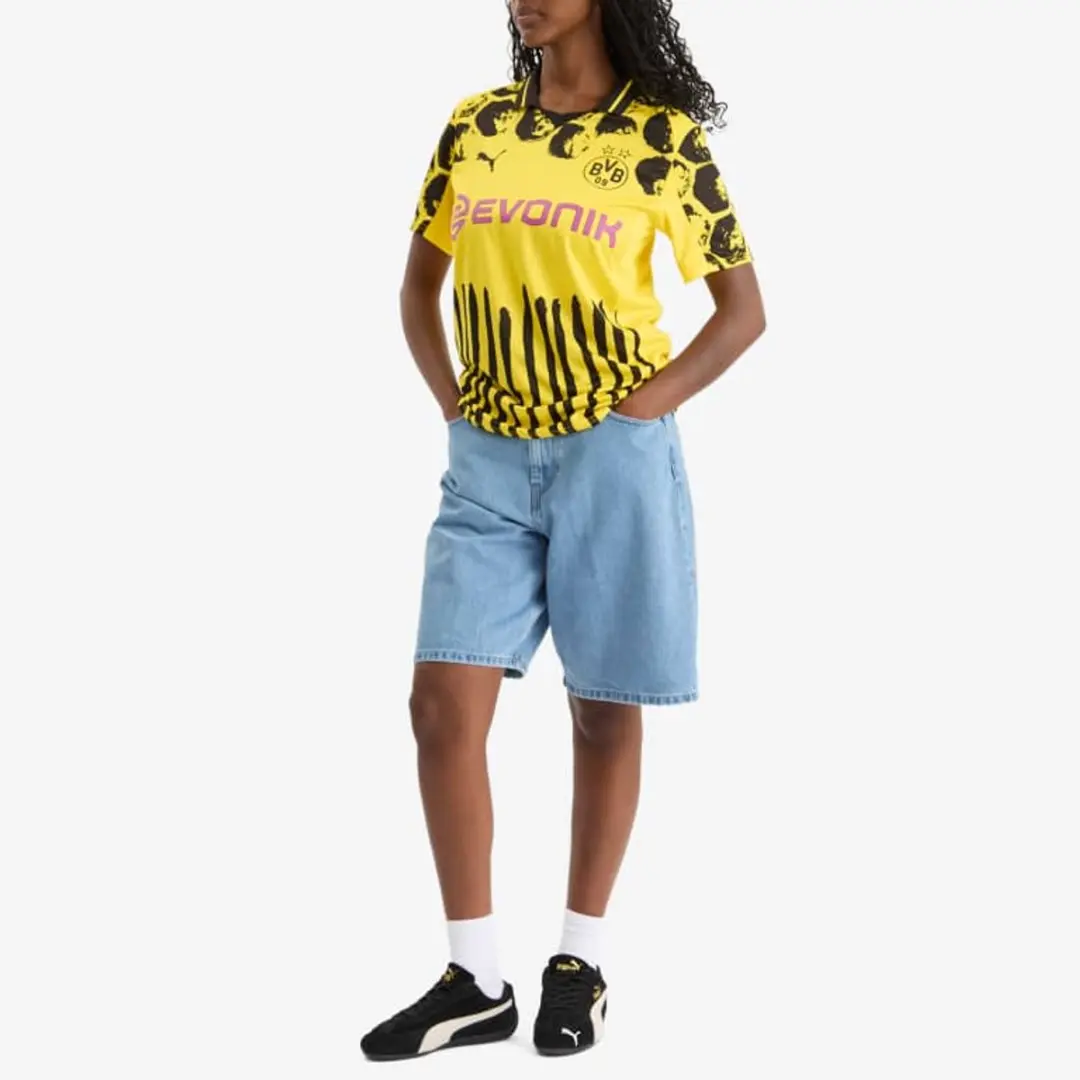 PUMA Borussia Dortmund Shirt - Voetbalshirt XL - Faster Yellow/Black