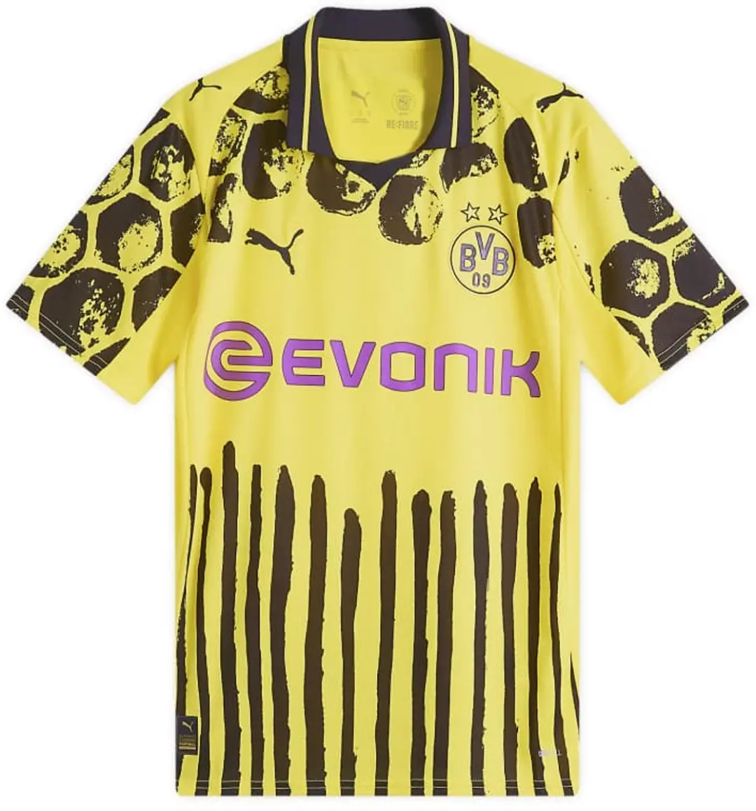 PUMA Borussia Dortmund Shirt - Voetbalshirt XL - Faster Yellow/Black