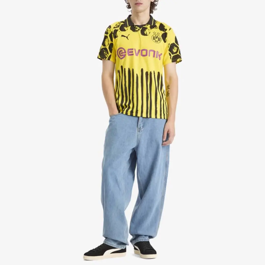 PUMA Borussia Dortmund Shirt - Voetbalshirt XL - Faster Yellow/Black