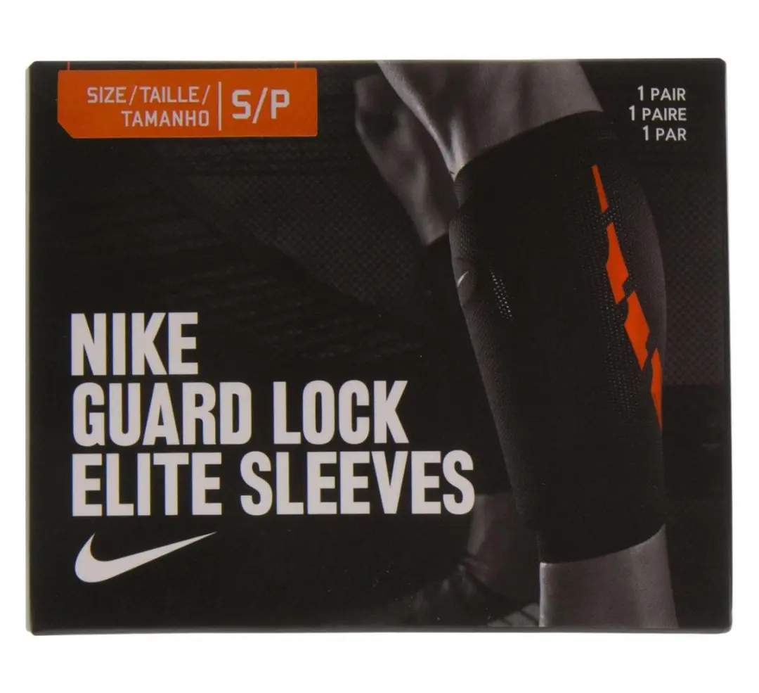 Nike Elite Guard Lock Scheenbeschermers - XL - Zwart