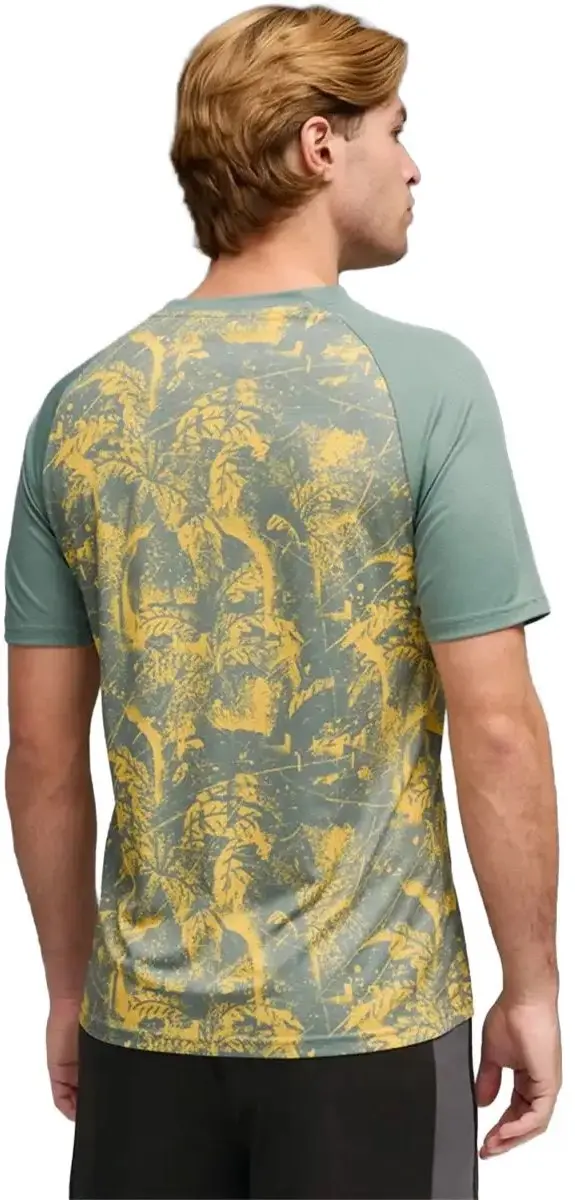 PUMA Prematch Shirt AC Milan 2025/26 - S - Green Moon/Sunny Yellow