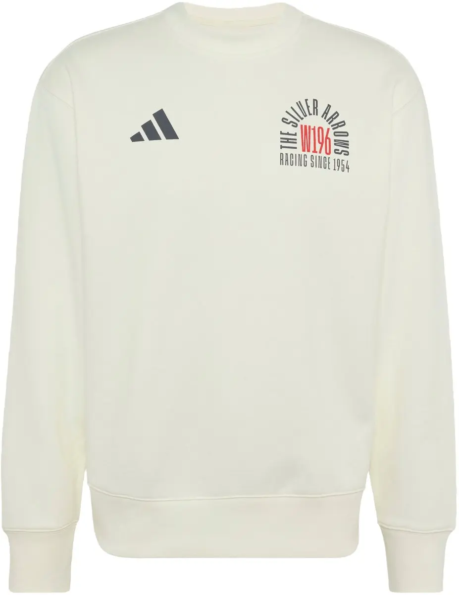 Adidas Performance Mercedes-AMG Petronas F1 Team Silver Arrows 1955 Sweatshirt M - Wit