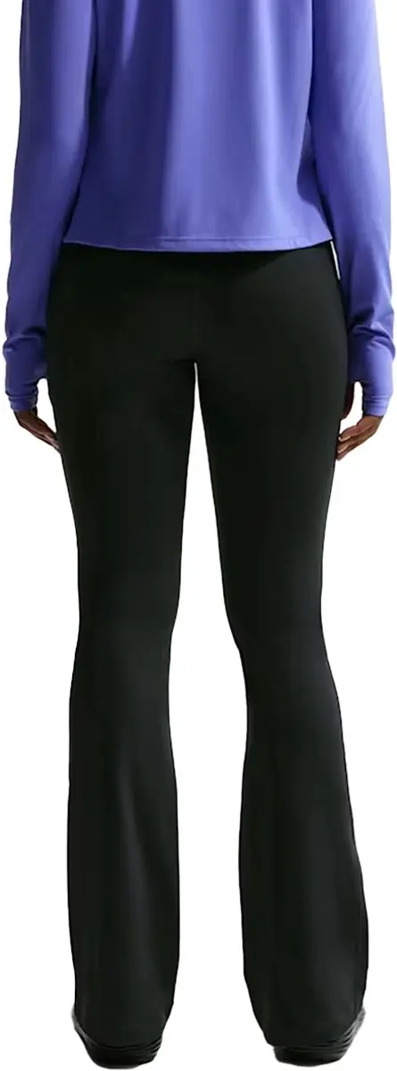Nike Sportbroek One High Waist Flared Dames M - IB9135-010 - Zwart