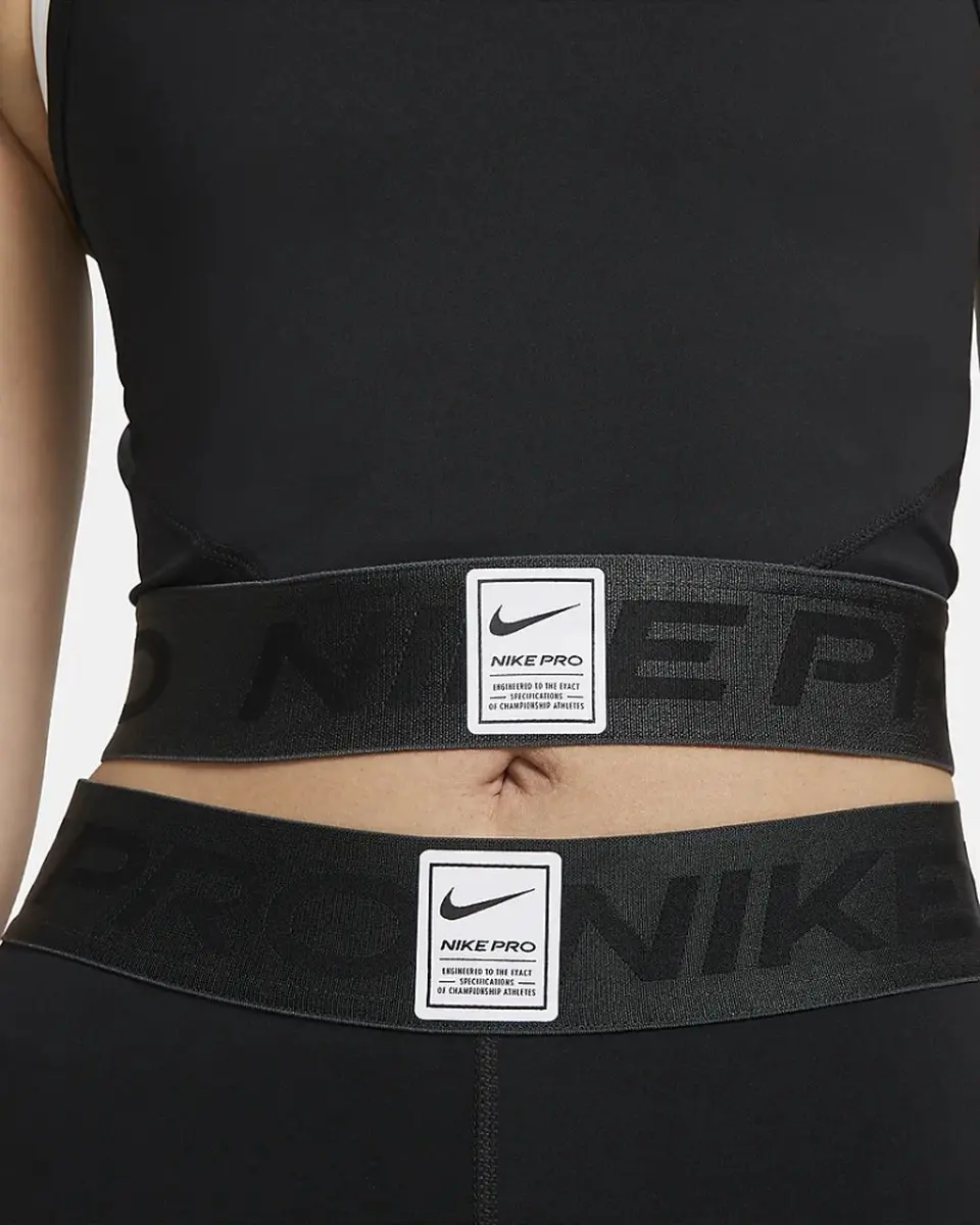Nike Training Pro Singlet Dames - Zwart XL - afbeelding 6 van 6