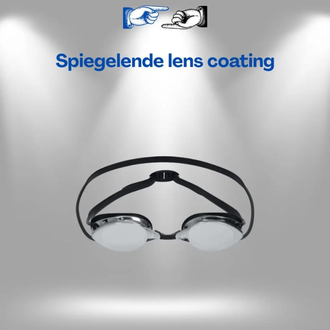 Bestway Zwembril 21066 Black Mirror - Spiegelend UV-beschermend zwemmasker