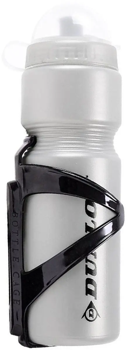 Dunlop Drinkfles met Houder 750ml - Zilver