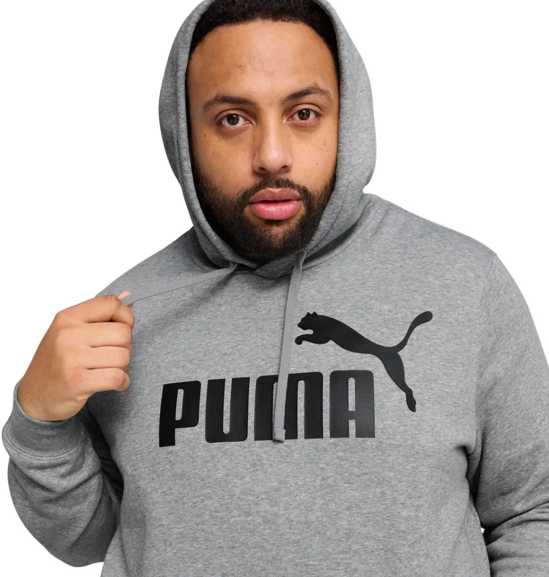 PUMA ESS No. 1 Logo Hoodie FL - Medium Gray Heather