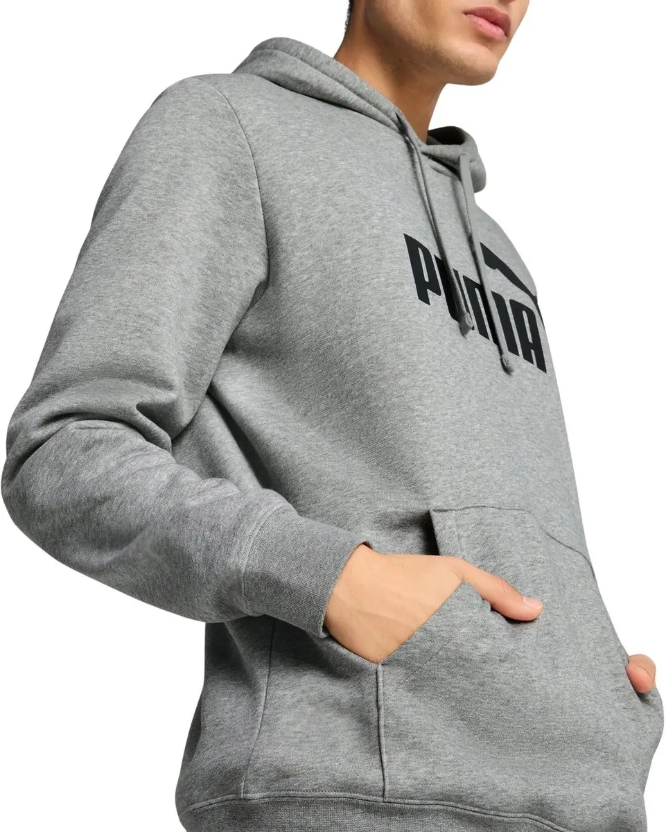 PUMA ESS No. 1 Logo Hoodie FL - Medium Gray Heather
