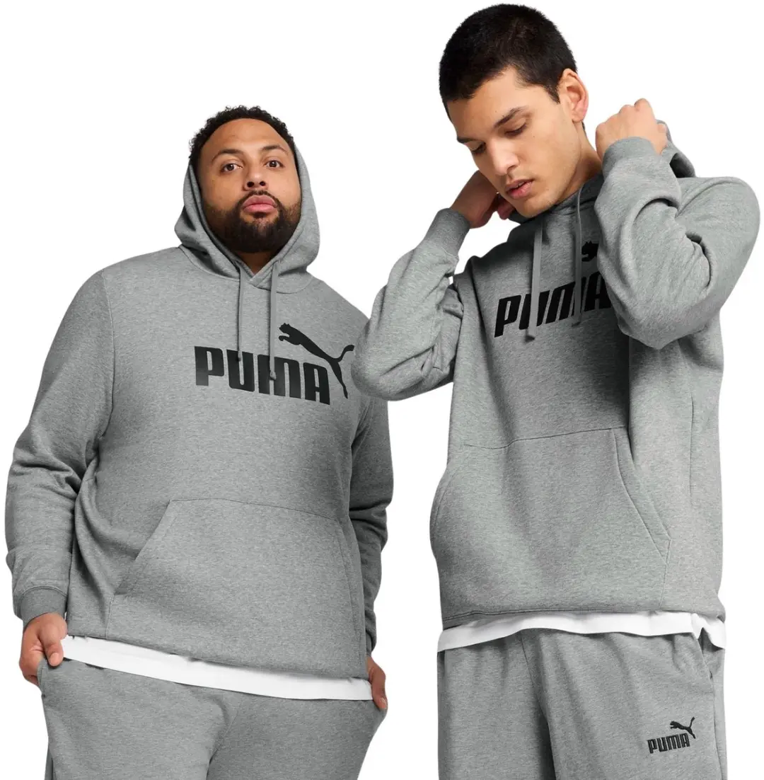PUMA ESS No. 1 Logo Hoodie FL - Medium Gray Heather