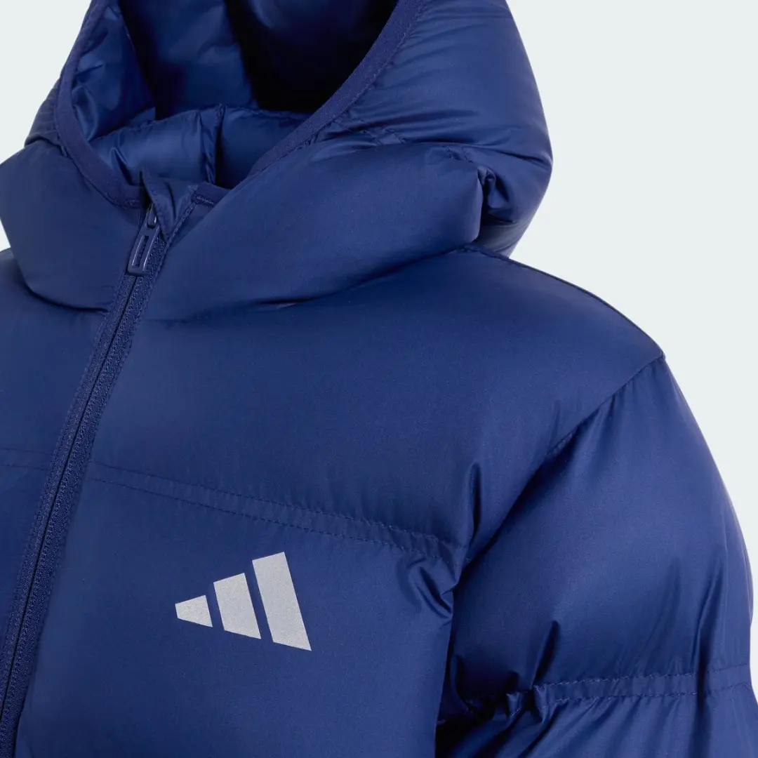 Adidas Sportswear Synthetisch Donsjack Kinderen 116 - Blauw