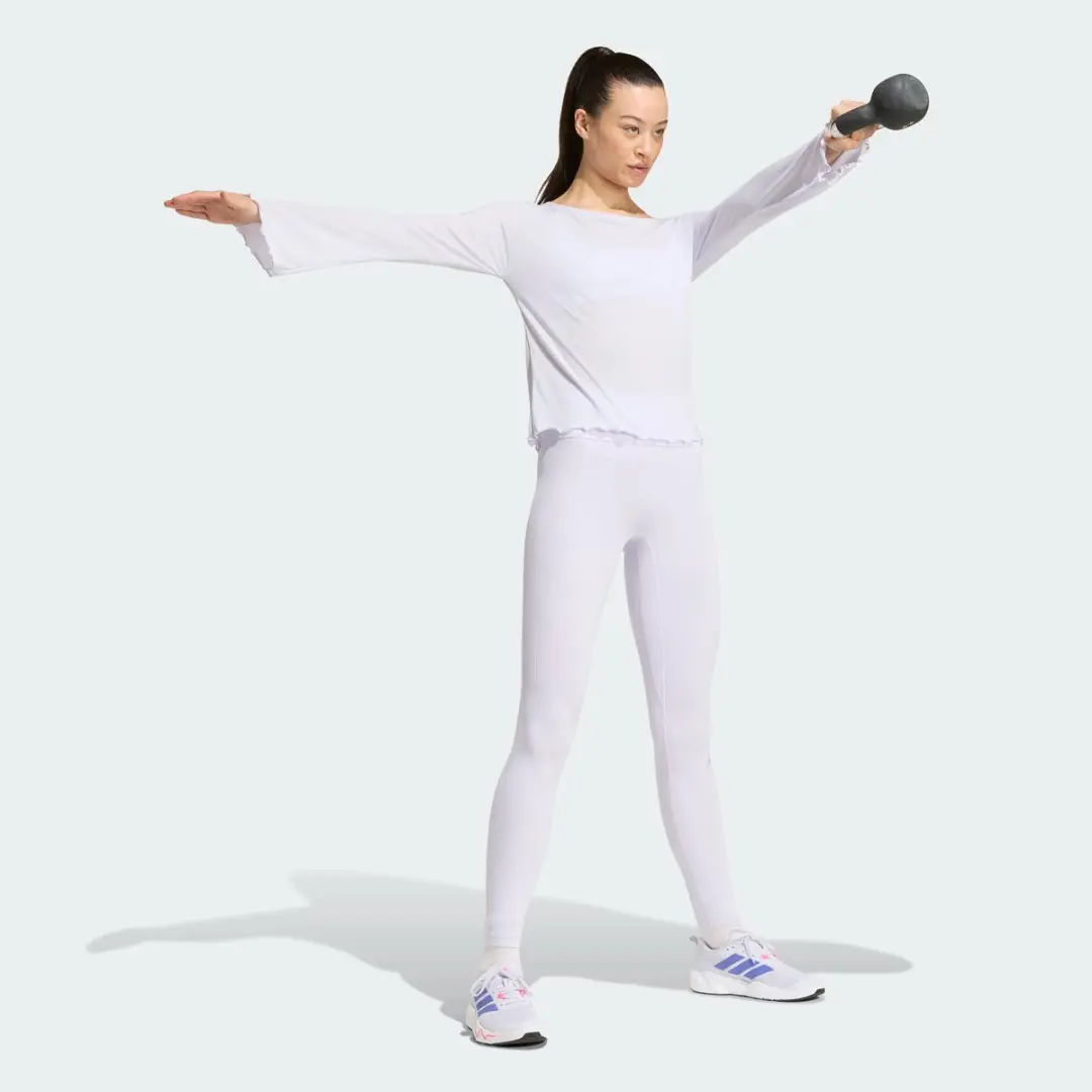 Adidas Performance All Me Rib Legging KG9049 - Paars