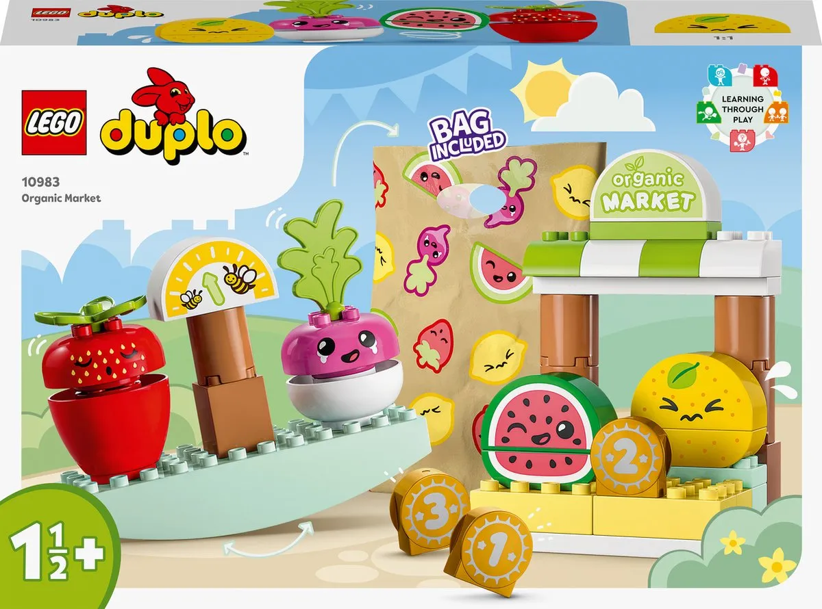 LEGO DUPLO Mijn Eerste Biomarkt Bouwset 10983 - Meerkleurig