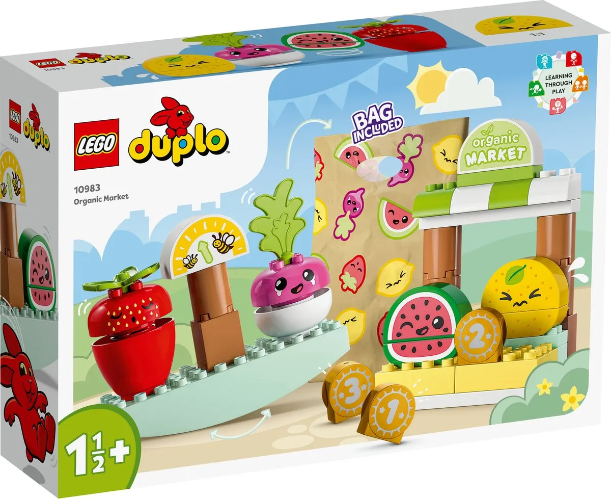 LEGO DUPLO Mijn Eerste Biomarkt Bouwset 10983 - Meerkleurig