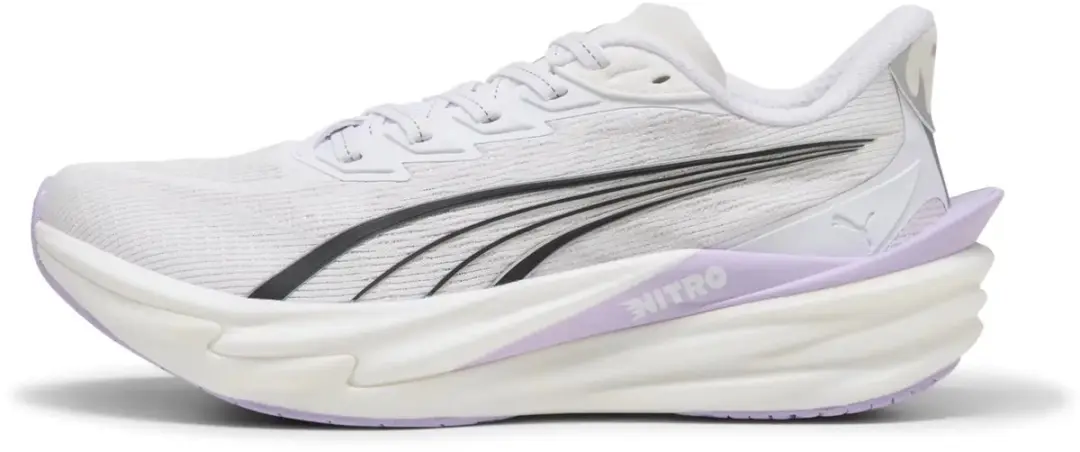 PUMA Deviate Nitro 4 Hardloopschoenen - 39 - Witte/Lichtpaarse