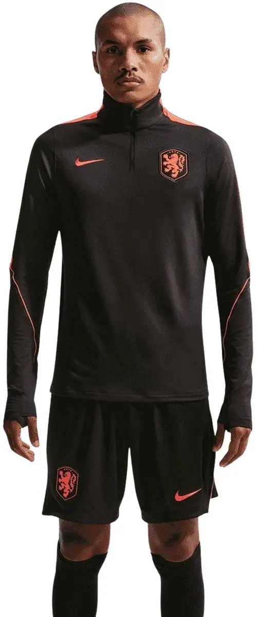 Nike Sporttrui IB5002-010 - Maat S - Zwart/ Oranje