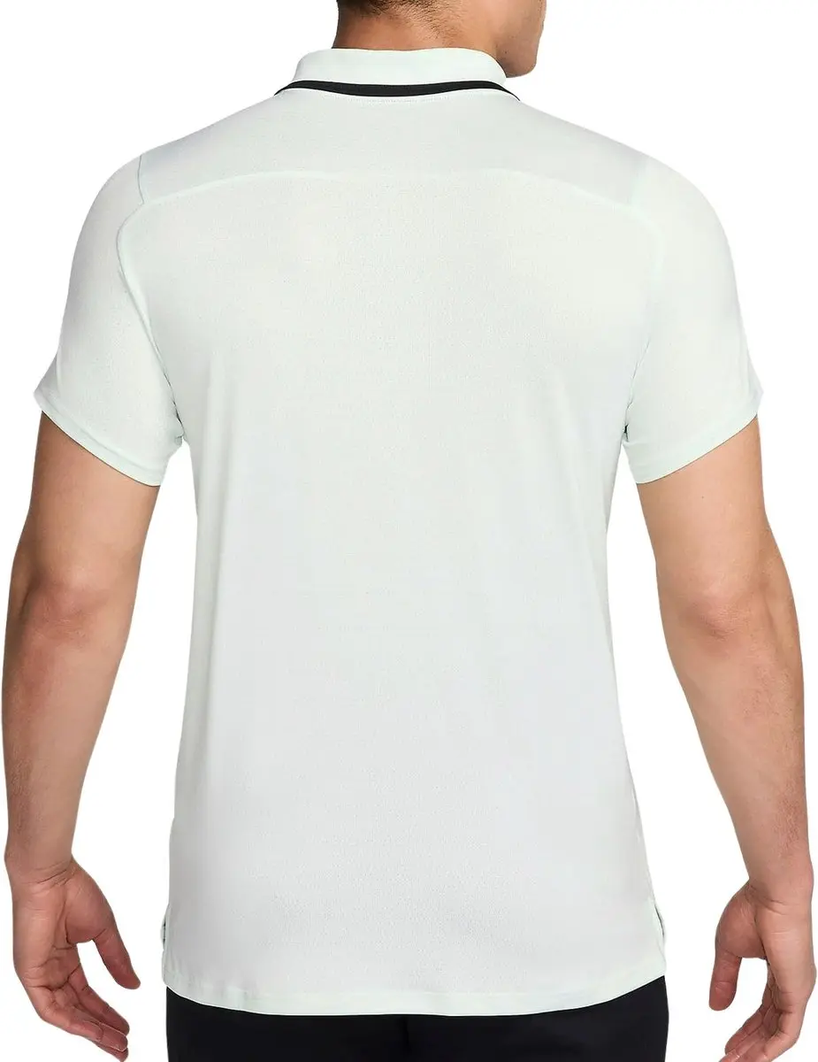 Nike Court Advantage Poloshirt - Lichtgroen/Zwart XL