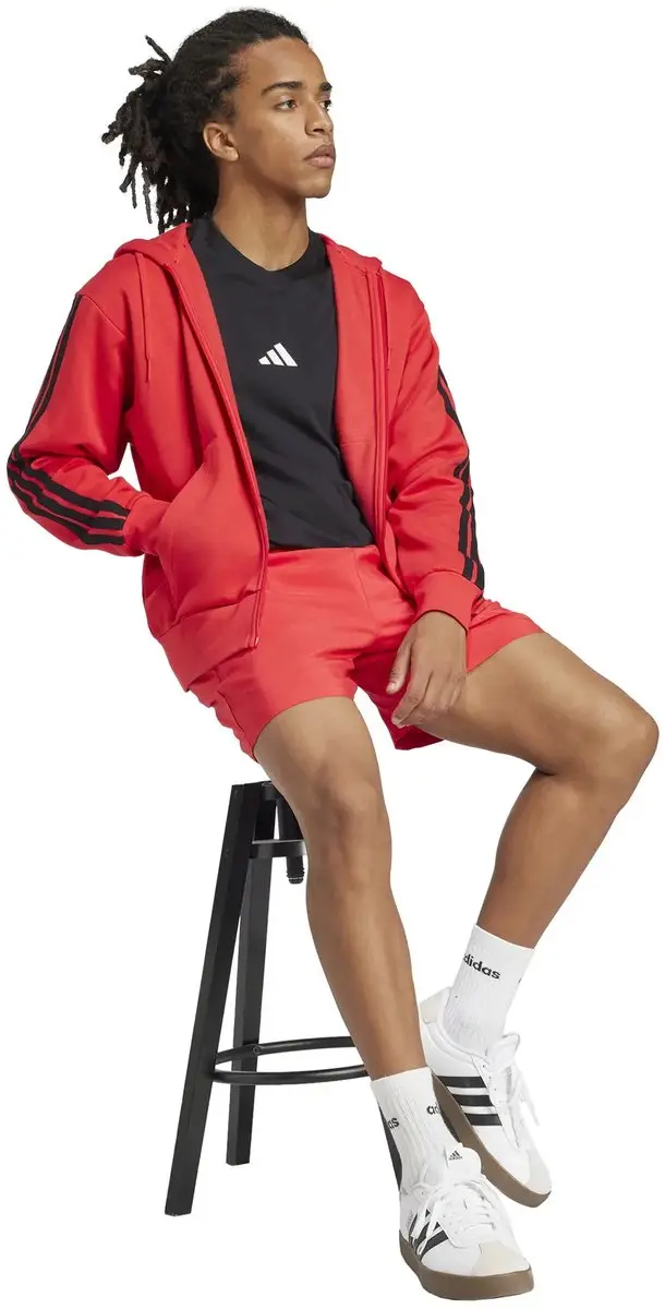 Adidas Essentials 3-Stripes Tracksuit Jas - Rood 4XL