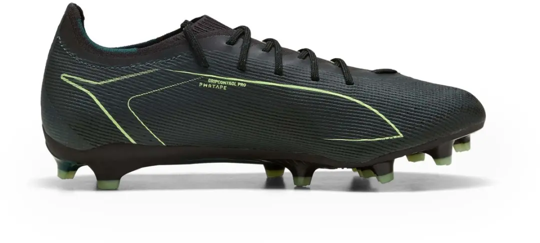 PUMA Ultra 6 Pro FG Voetbalschoenen - 47 - Zwart/Groen - afbeelding 6 van 6