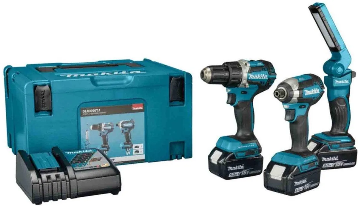 Makita DLX3090TJ Combiset 18V 5.0Ah