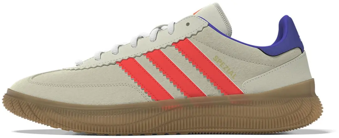 adidas HB Spezial Pro FZ4654 - Heren/Dames/Kinderen - 10L - Wit/Bruin