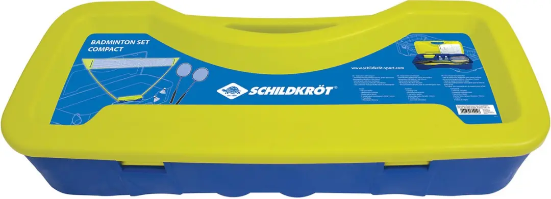 Schildkröt Compact Badmintonset - Geel