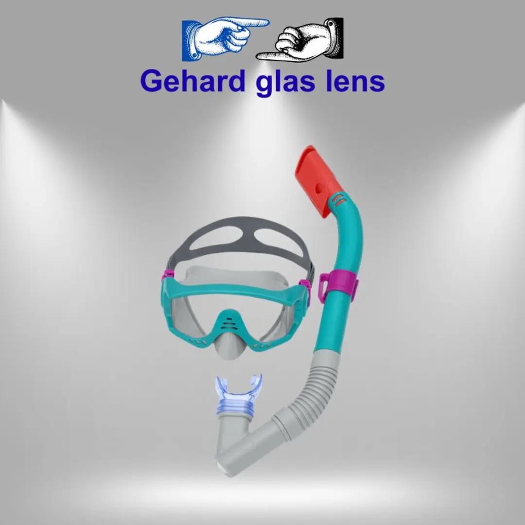 Bestway Duikset 24068 - Snorkelset met masker 14+ - Blauw