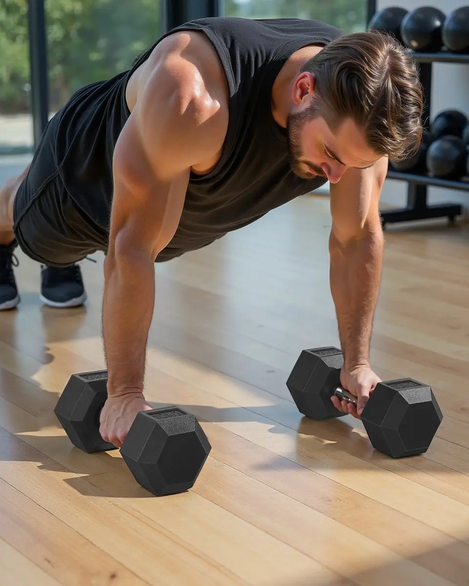 Songmics Hexagon Dumbbells SYL010B01 - 20 kg (2x10kg)