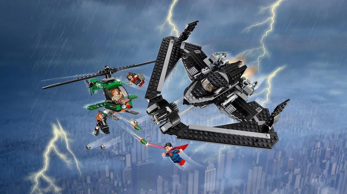 LEGO Super Heroes Luchtduel 76046 - 517 Stukken - 5 Minifiguren - afbeelding 4 van 6