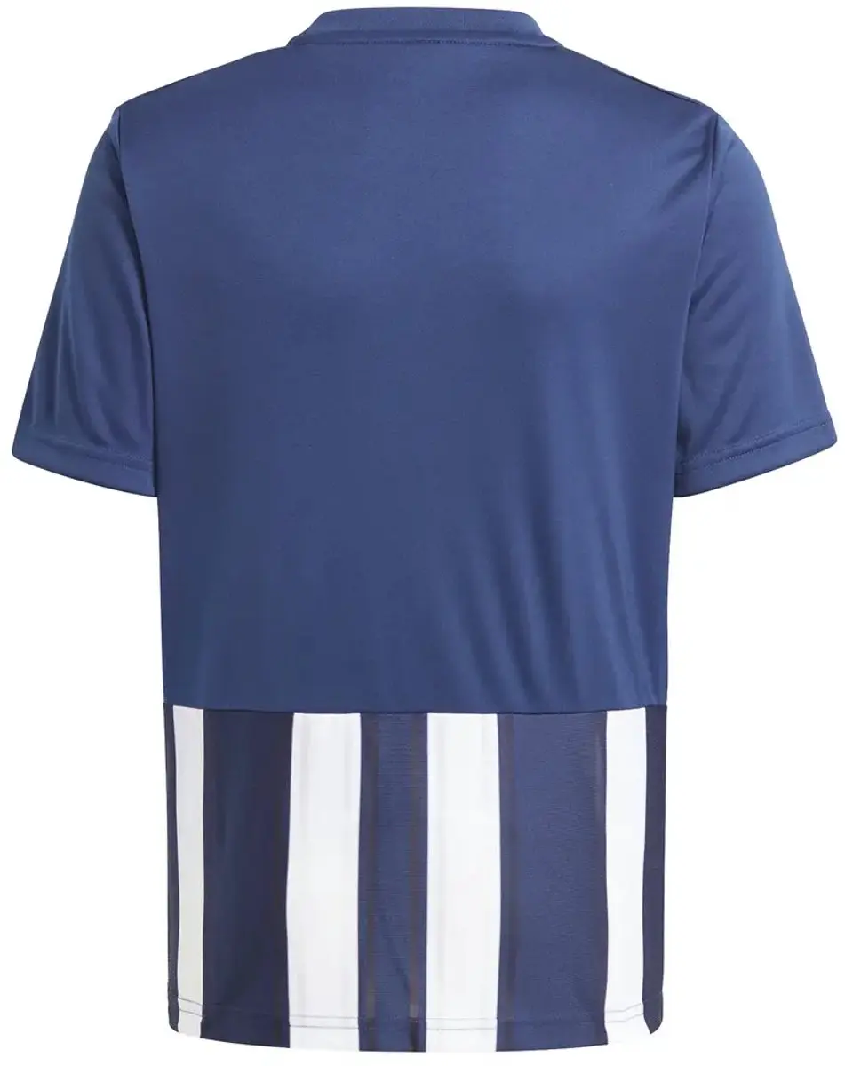 Adidas Striped 21 Shirt Korte Mouw Kinderen 152 - Marine/Wit