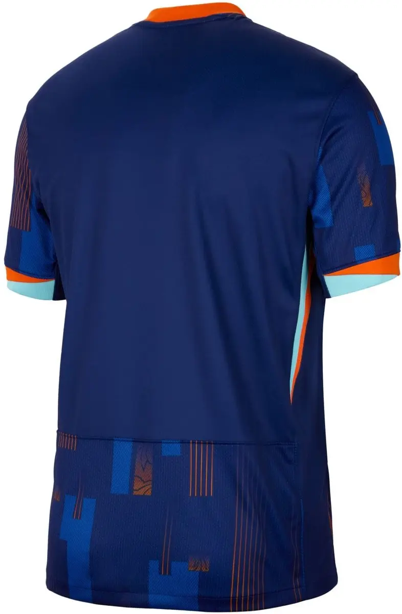 Nike OranjeLeeuwinnen Uitshirt 2024-2025 Heren HM7666-492 - S - Blauw/Oranje