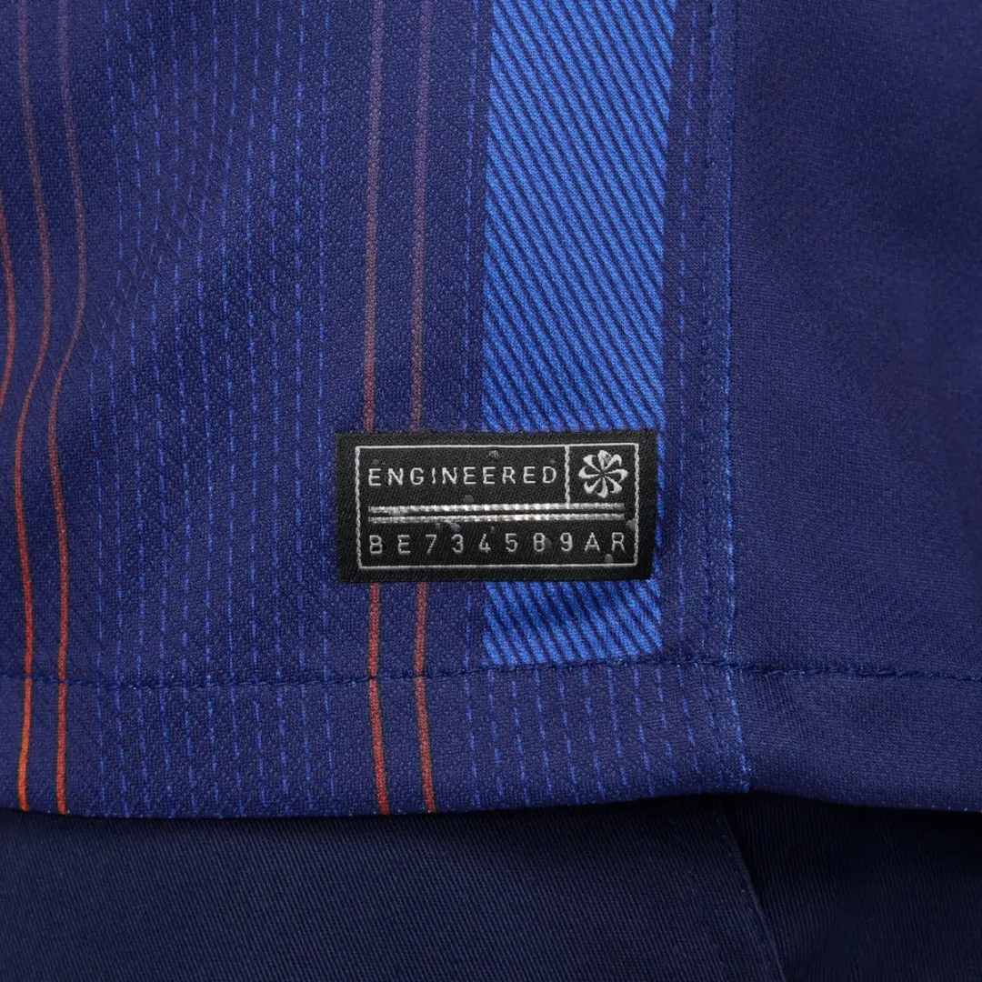 Nike OranjeLeeuwinnen Uitshirt 2024-2025 Heren HM7666-492 - S - Blauw/Oranje