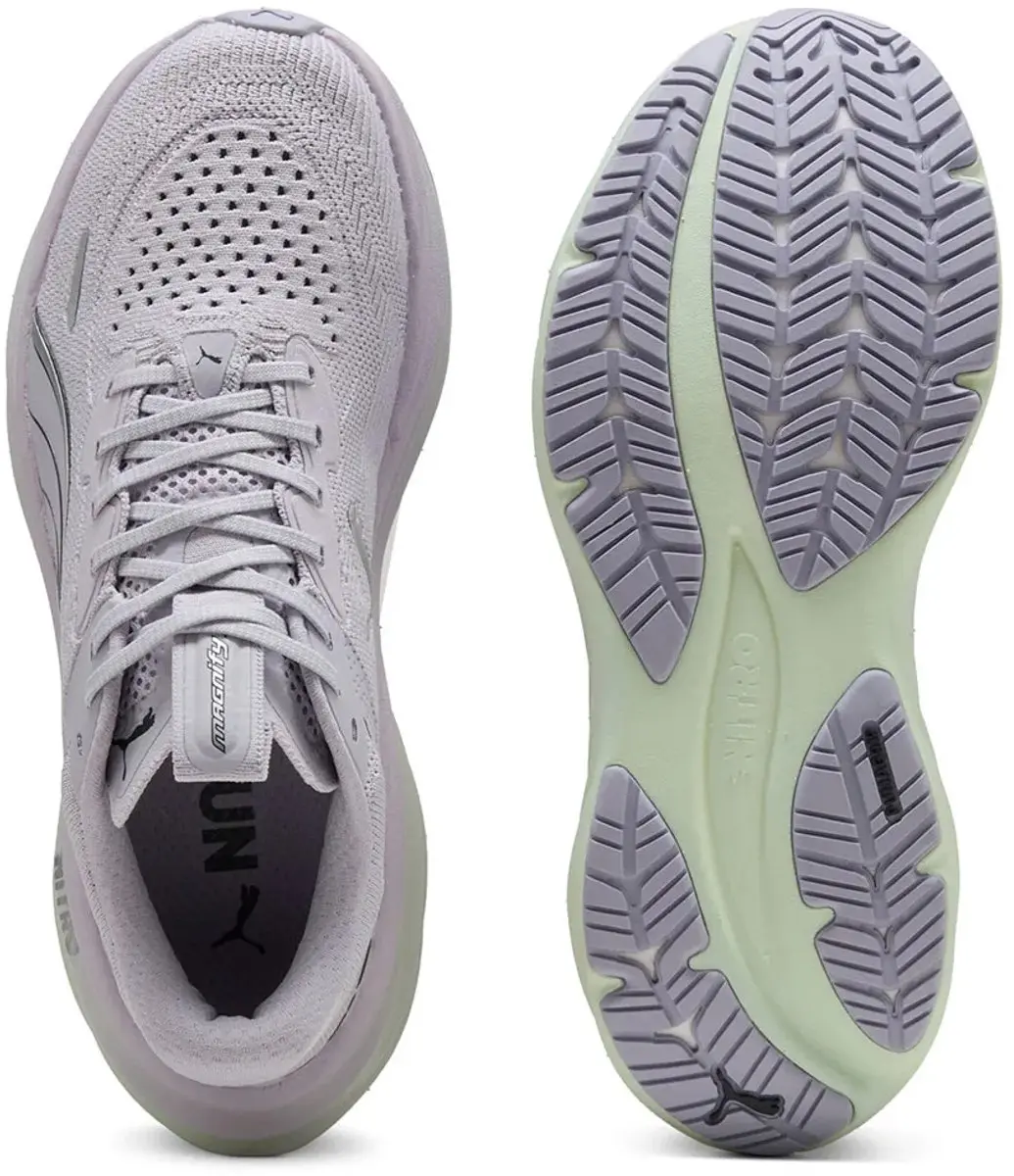PUMA Magnify Nitro 3 Hardloopschoenen - 38.5 - Lilac Crush/Sage Frost