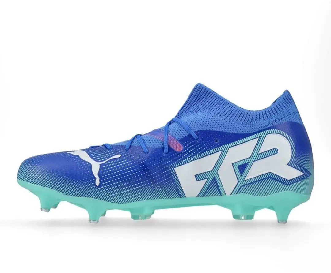 PUMA Future 7 Match MXSG Voetbalschoenen 43 - SG - Bluemazing/White/Electric Peppermint