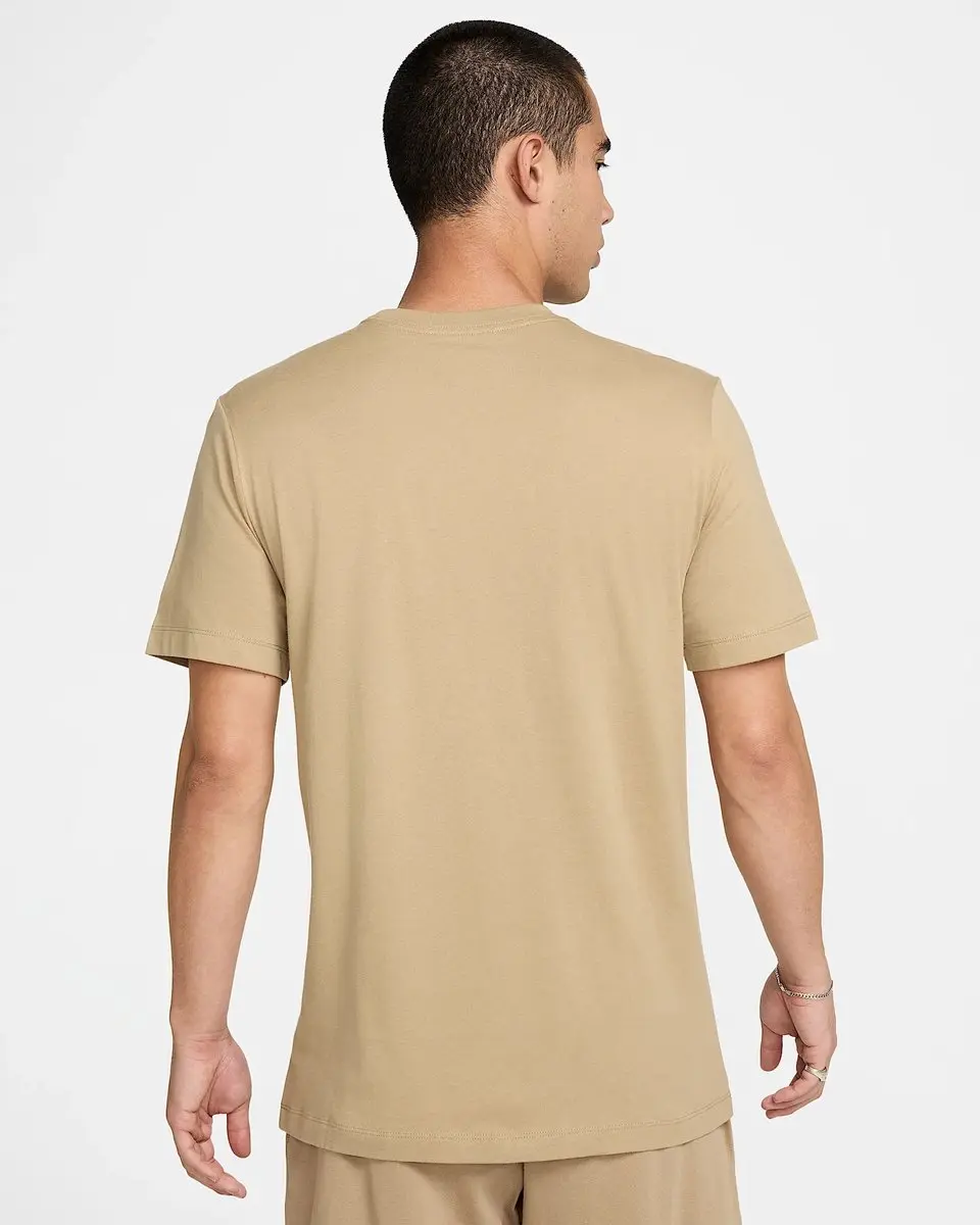 Nike Sportswear Club T-shirt Heren Beige