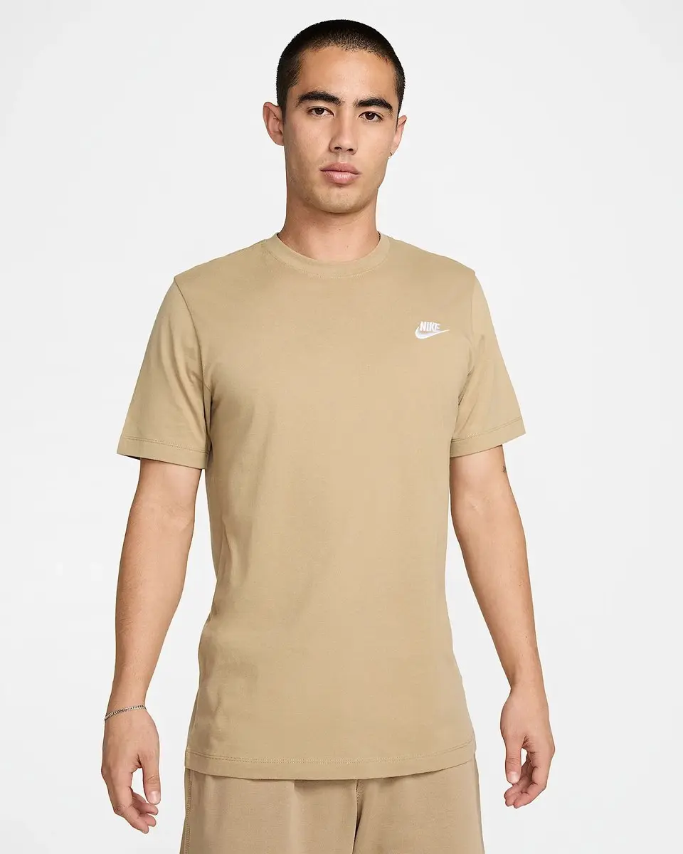 Nike Sportswear Club T-shirt Heren Beige - XXL