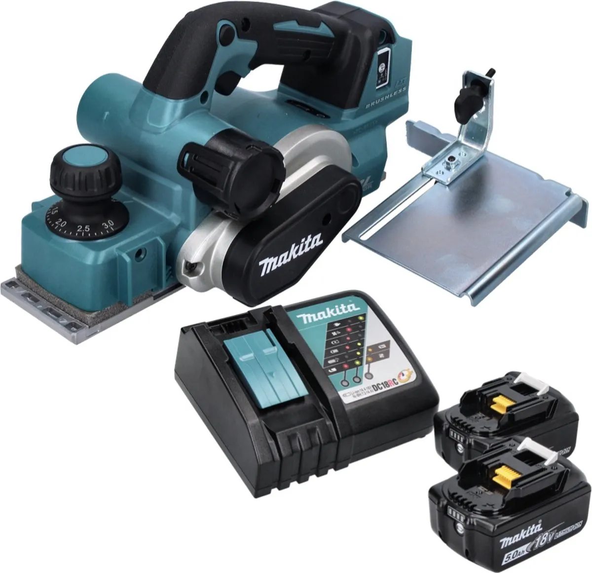 Makita DKP 181 RT Accuschaafmachine 82mm - 18V - 2x 5.0Ah