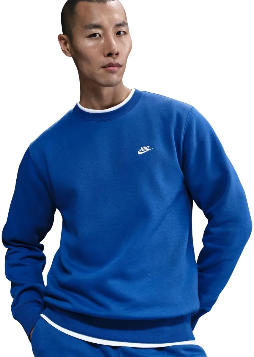 Nike Club BB Sporttrui Heren - Blauw M