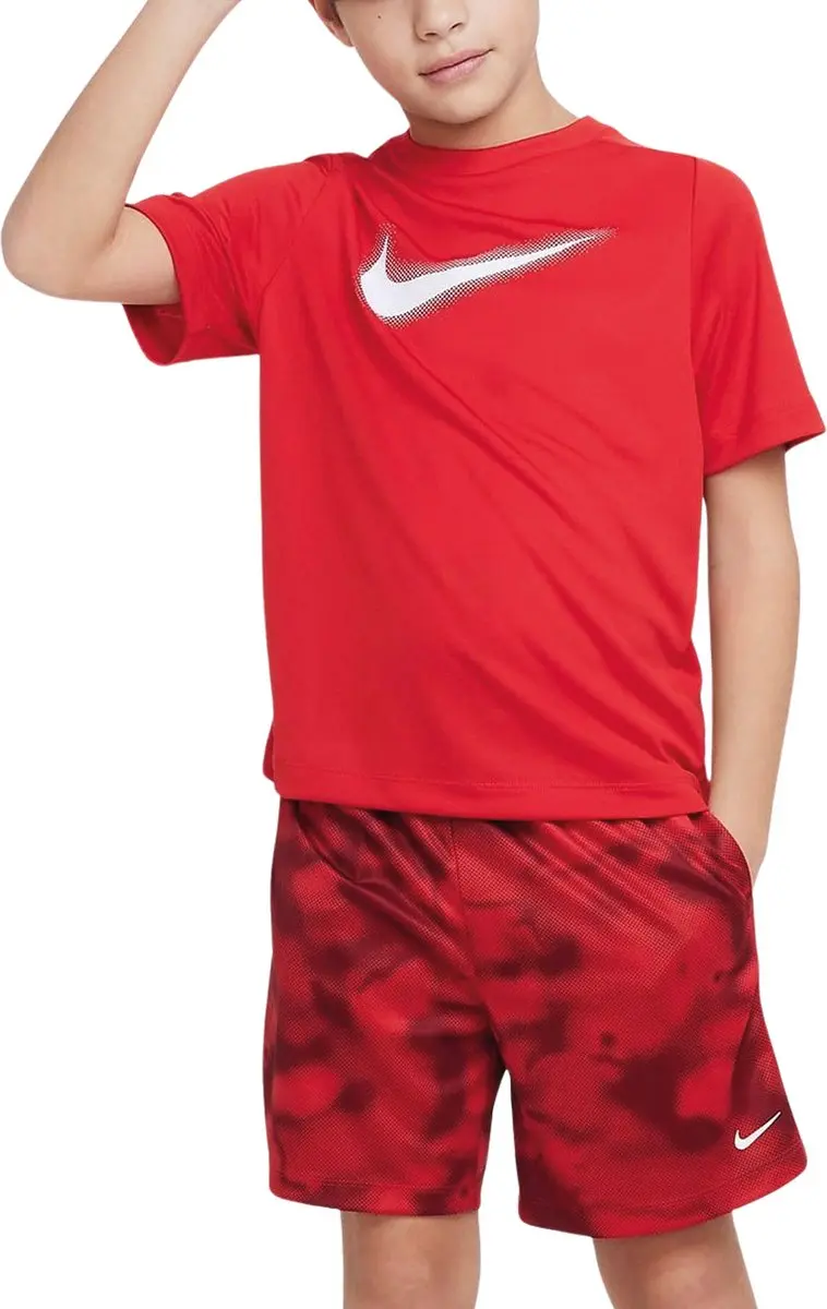 Nike Dri-FIT Multi+ Shirt Junior L - Rood/Wit
