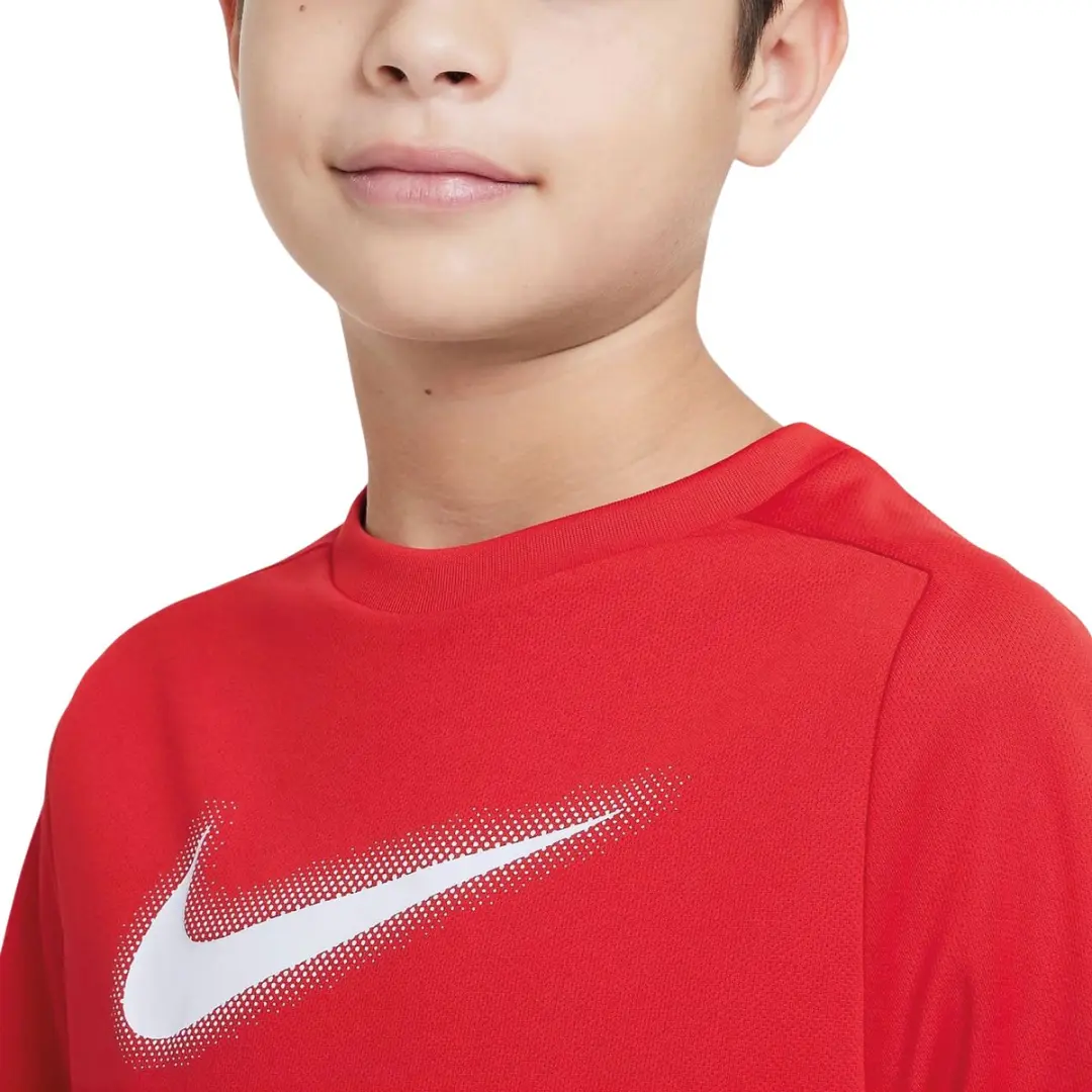Nike Dri-FIT Multi+ Shirt Junior L - Rood/Wit