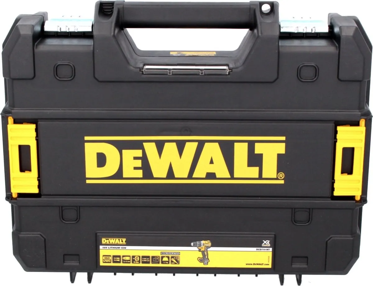 DeWalt DCD791NT Accuboormachine 18V 70Nm Borstelloos - 1x 5.0Ah Accu - afbeelding 4 van 5