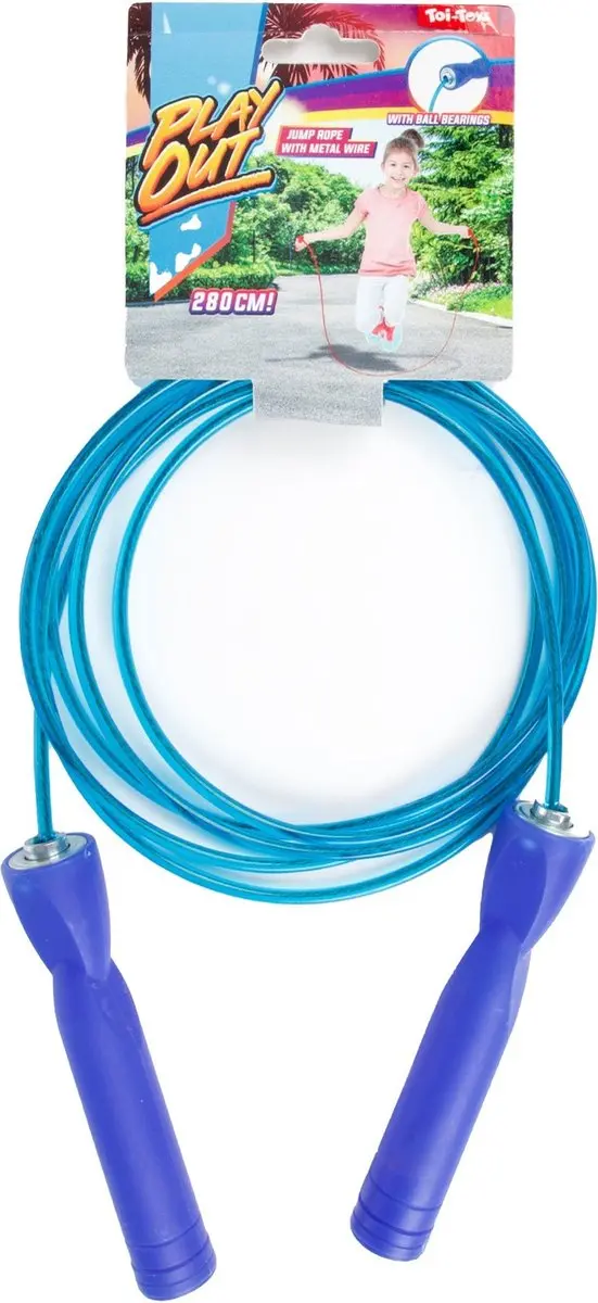 Toi-Toys Springtouw 280cm - Blauw