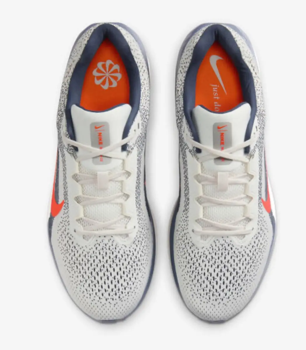 Nike Winflo 11 Hardloopschoenen FJ9509-103 - Maat 46 - Grijs/Wit/Orange - afbeelding 4 van 6